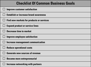 Business Goals Checklist